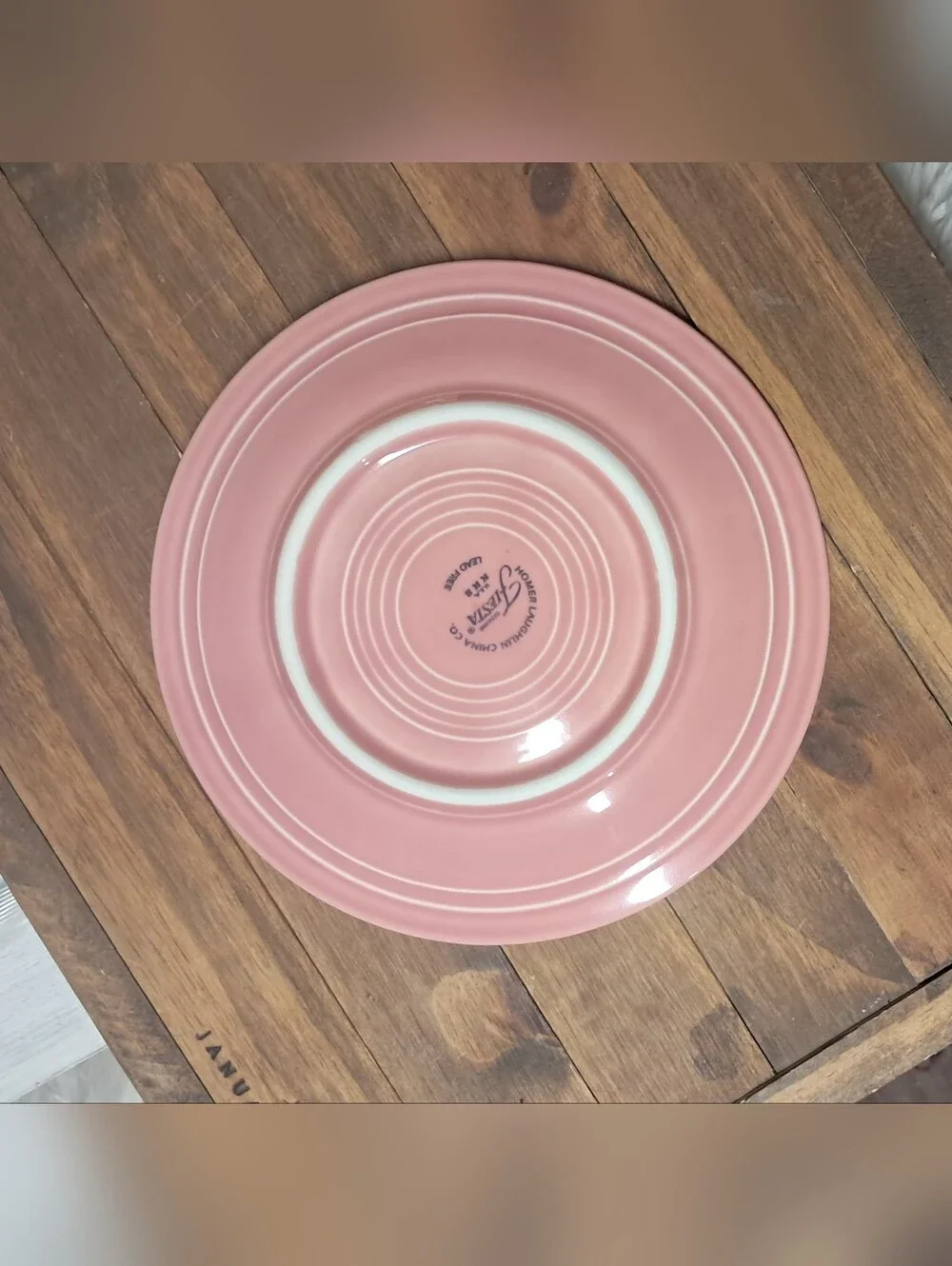 Fiestaware Rose Pink 7.25